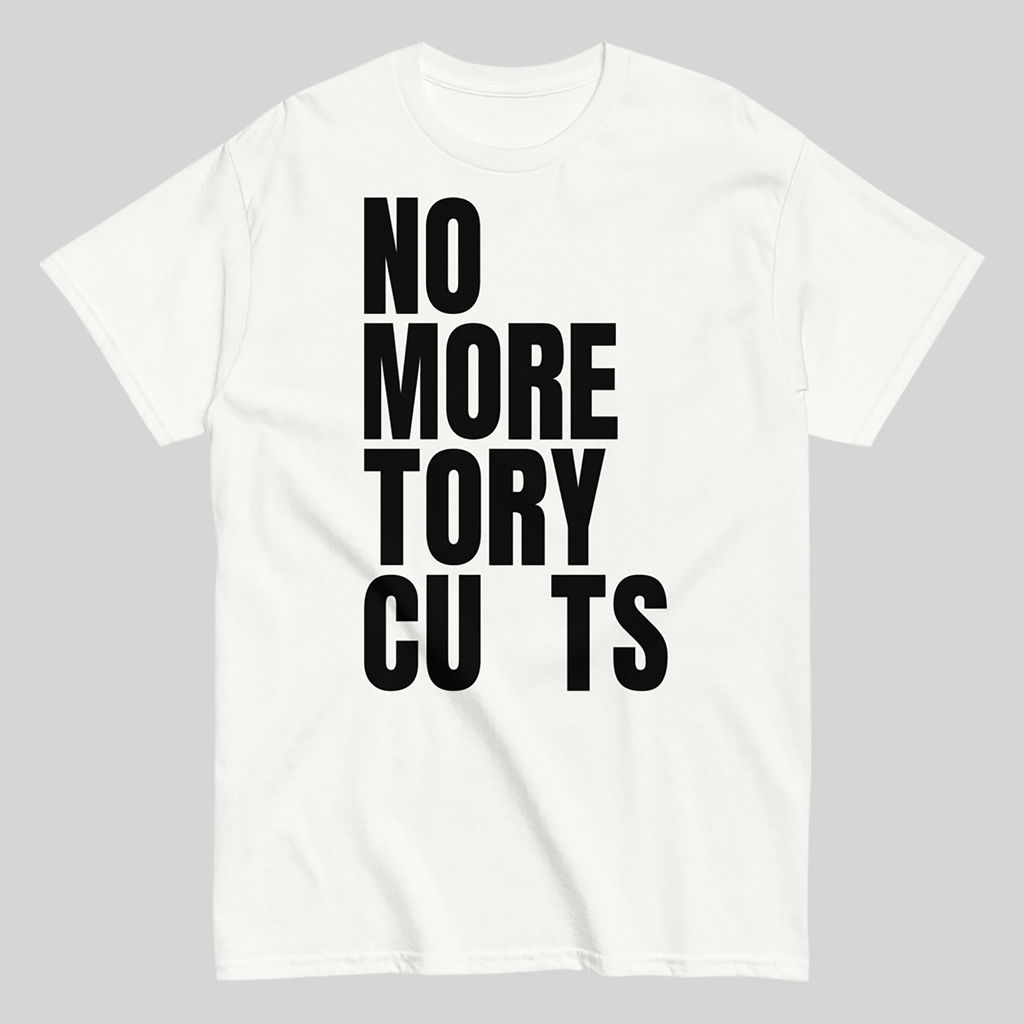 NO MORE TORY CU TS TEE WHITE