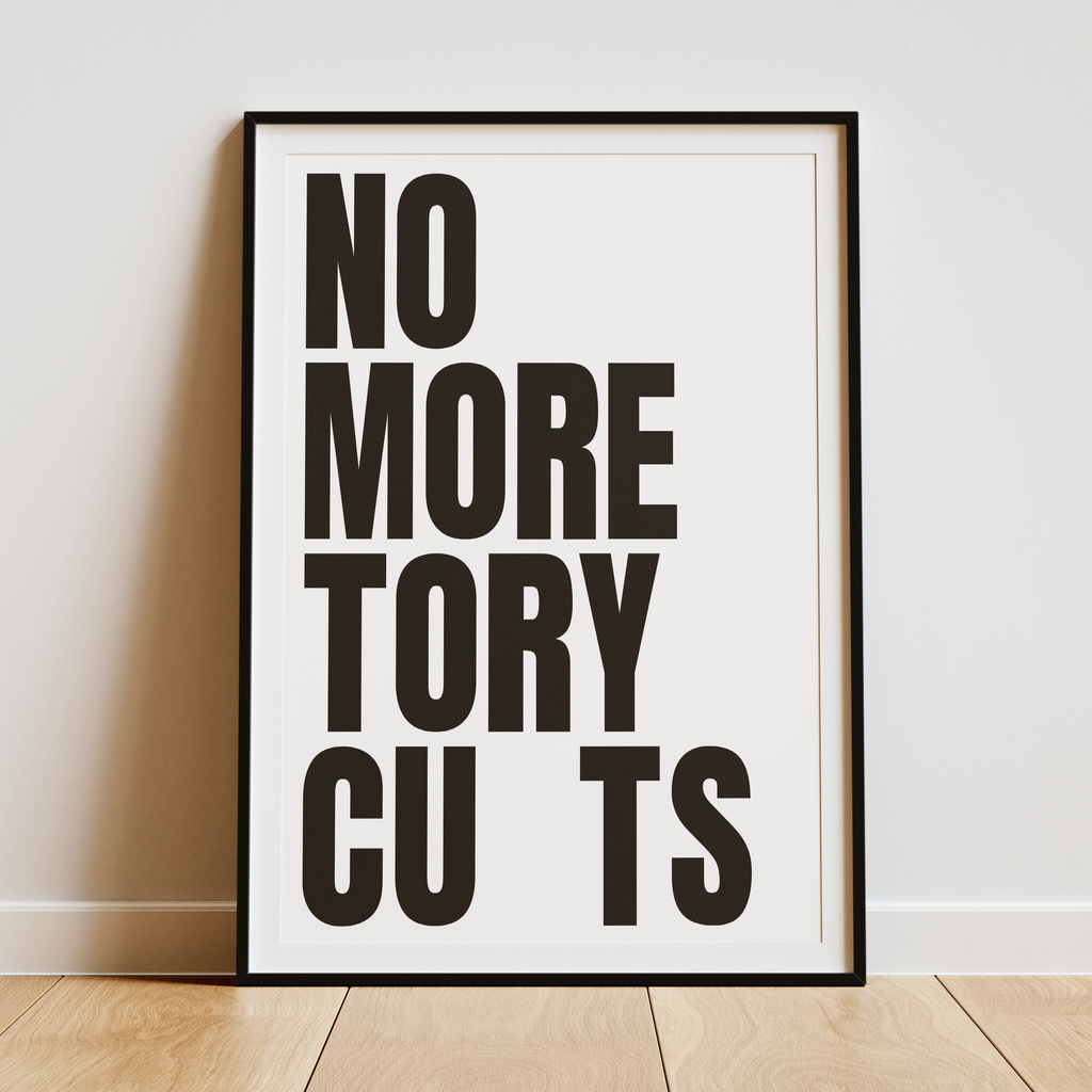 NO MORE TORY CU TS