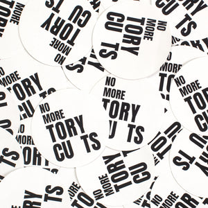 NO MORE TORY CU TS STICKERS